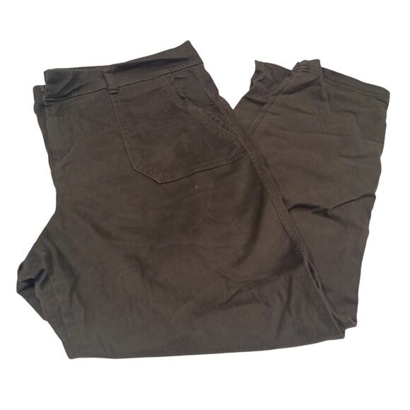 Old Navy Pixie Womens Pants Dark Green Size 14 Regular - Picture 1 of 5